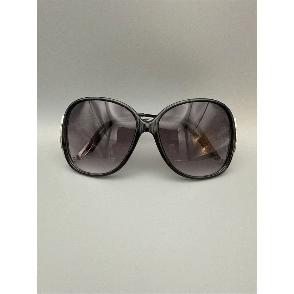 Baroque Oversize Vintage Square black/Silver Sunglasses-butterfly arms-Italy